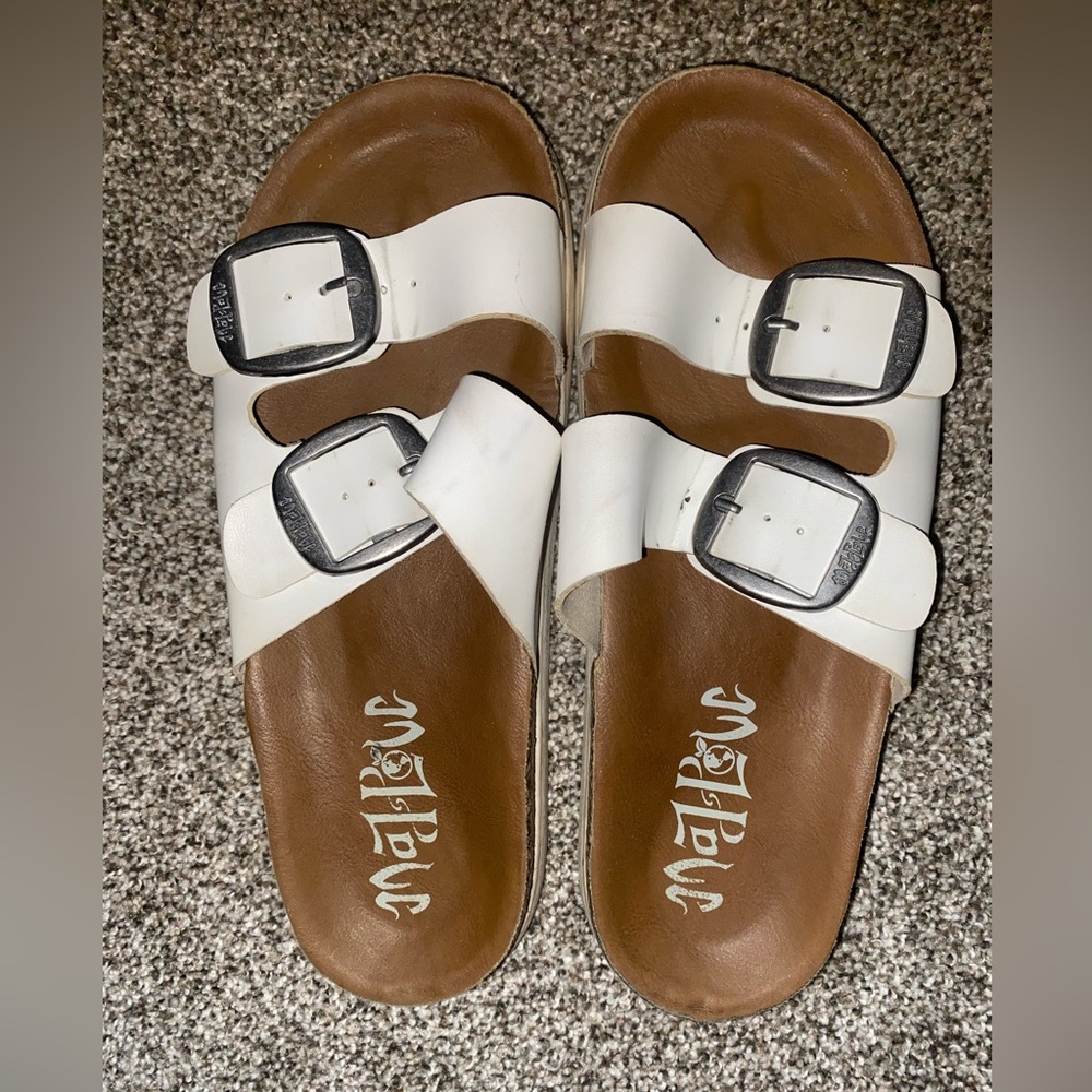 White Platform Sandals